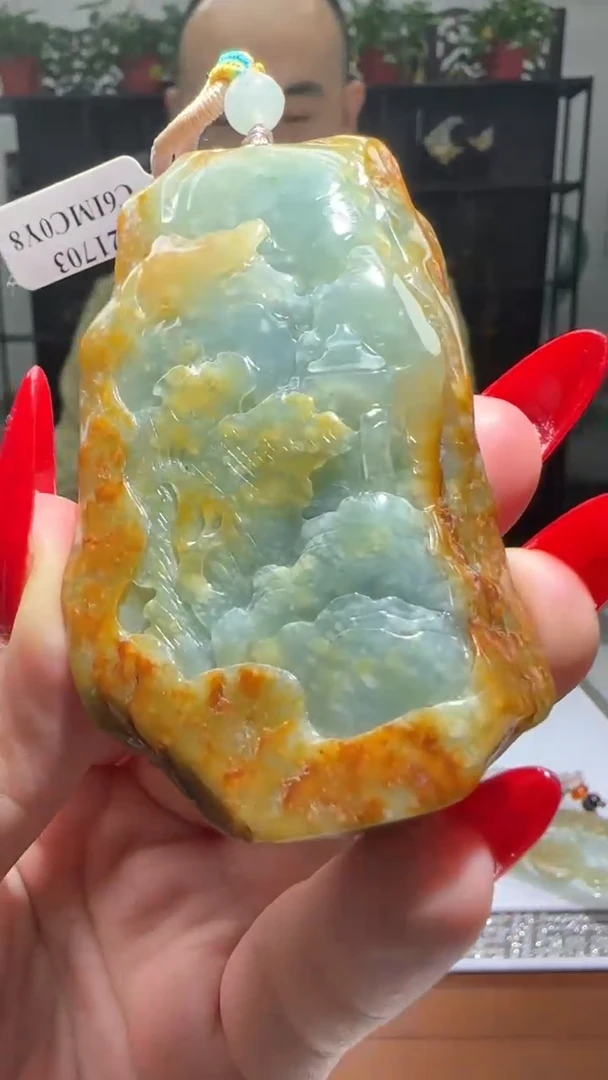 【闪购商品】翡翠颈饰未镶嵌天然翡翠A货吊坠