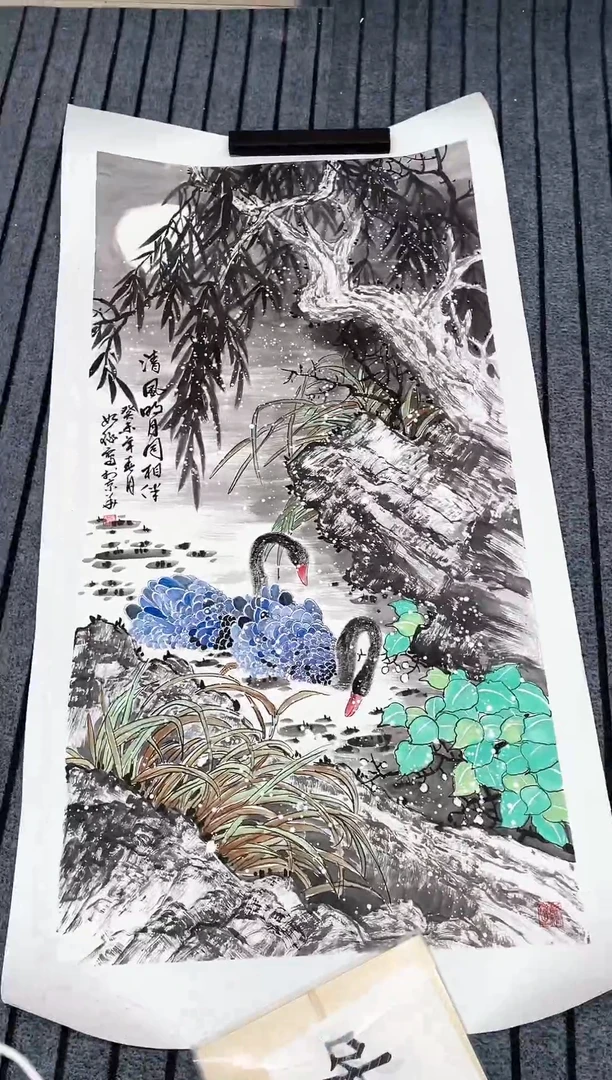 精品国画花鸟作品