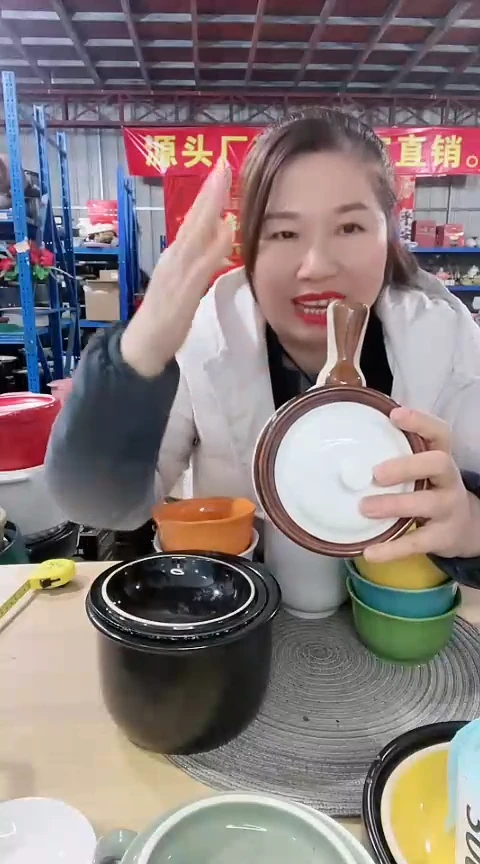 【闪购商品】瑕疵粗陶手把锅送盖不可干烧