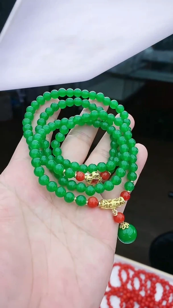 【闪购商品】翡翠颈饰14K金镶嵌D229项链