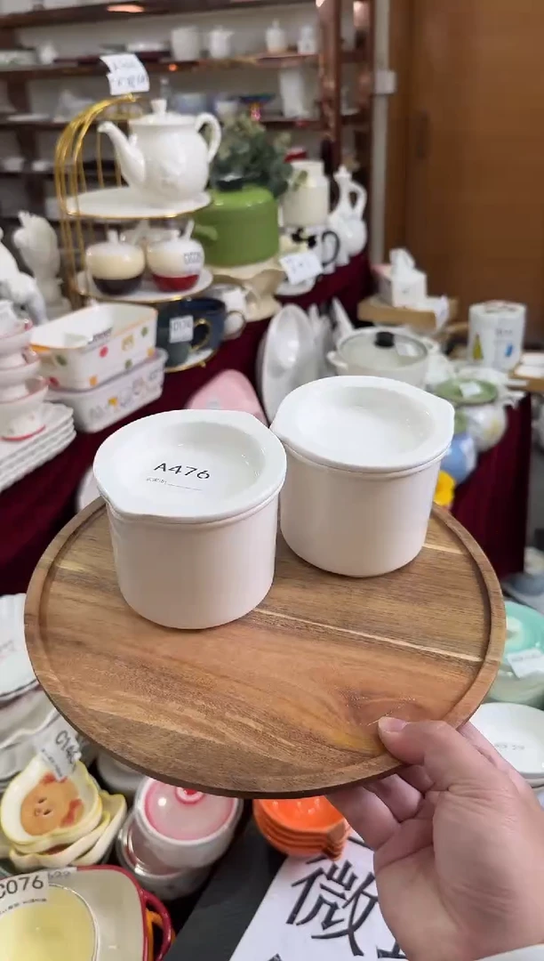 摆件陶A476-2个  仓库微瑕陶瓷清仓福利