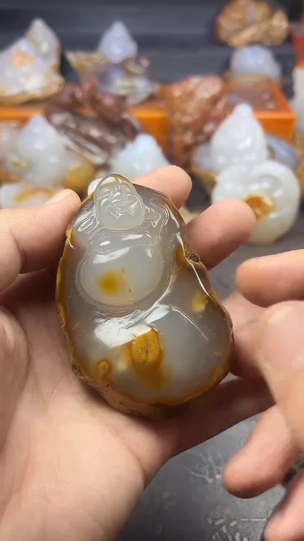 【闪购商品】玛瑙/玉髓手把未镶嵌1