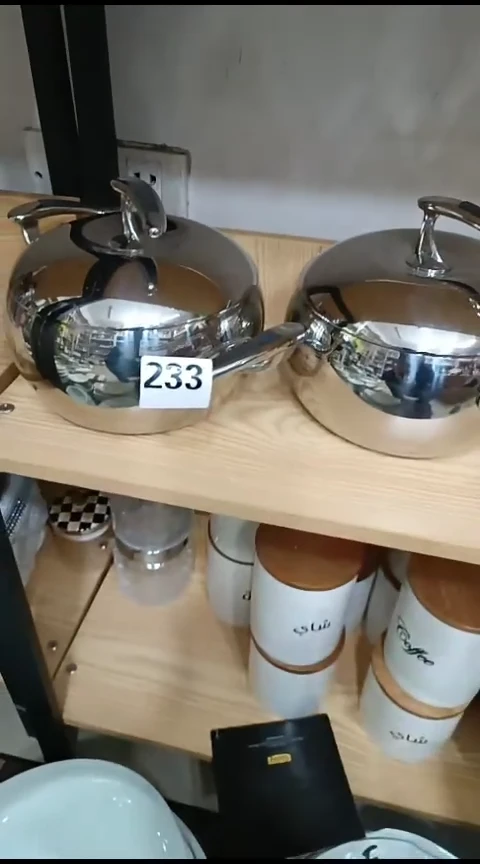 瓷金****?233二个不锈钢锅