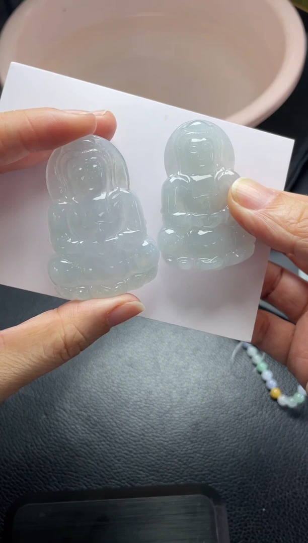 未镶嵌挂件翡翠莲**房观音2/多样性发其一配绳@CP