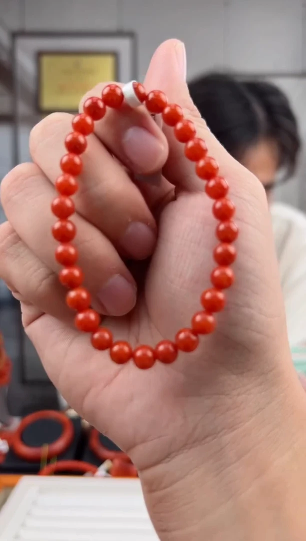 【闪购商品】南红玛瑙单圈未镶嵌6mm@T06785@