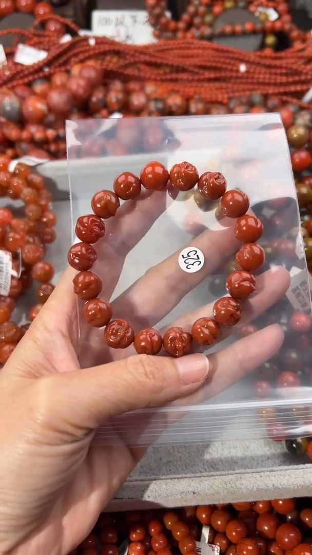 南红玛瑙手串未镶嵌兮*11+
