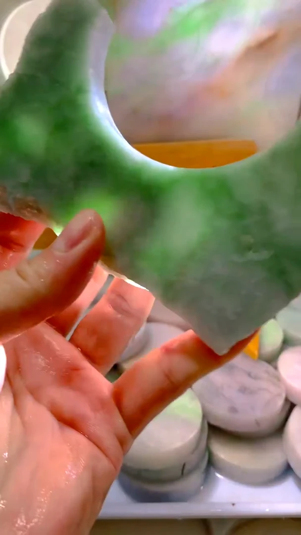 翡翠裸石翡翡翠散珠裸石天然缅甸翡翠A货11