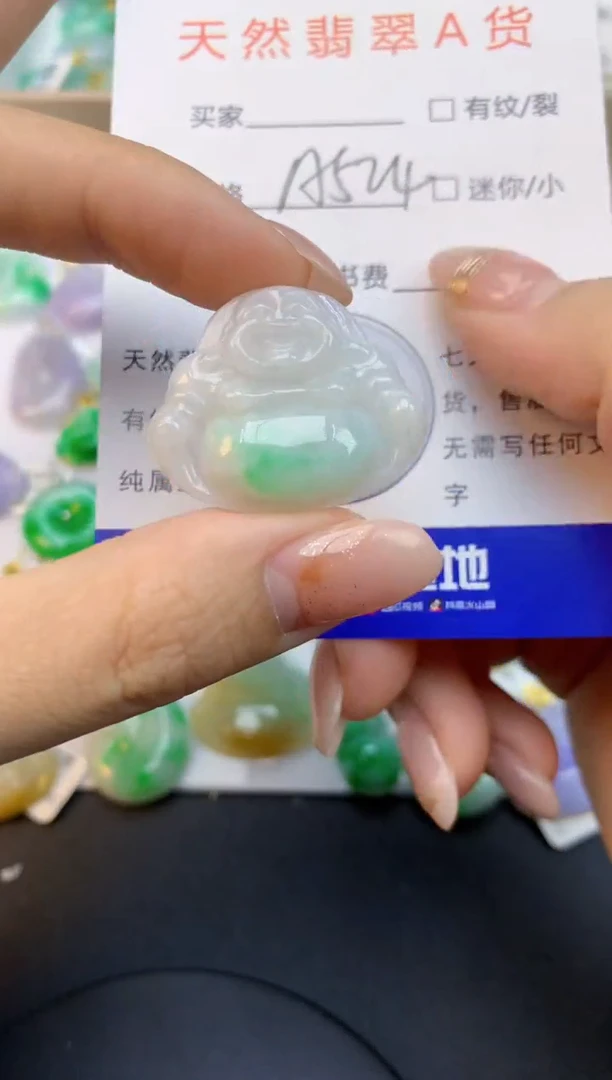 颈饰未镶嵌翡翠天然缅甸a货翡翠百元以上9元证书费自理