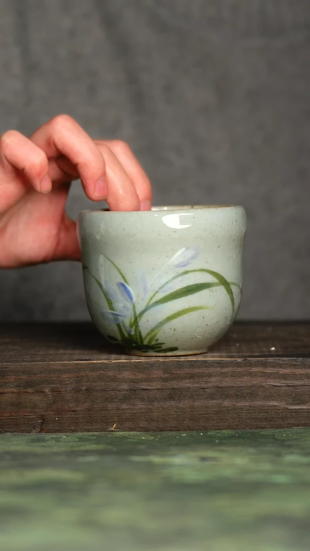 【闪购商品】杯青诗手工手绘瓷器