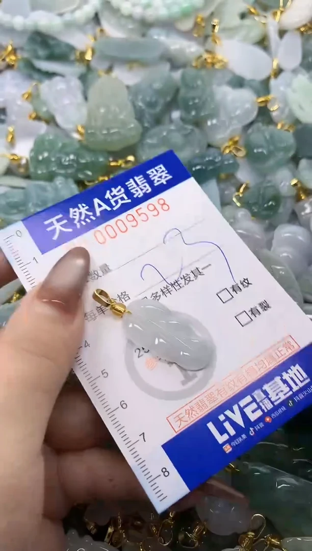 翡翠未镶嵌颈饰天然A货翡翠