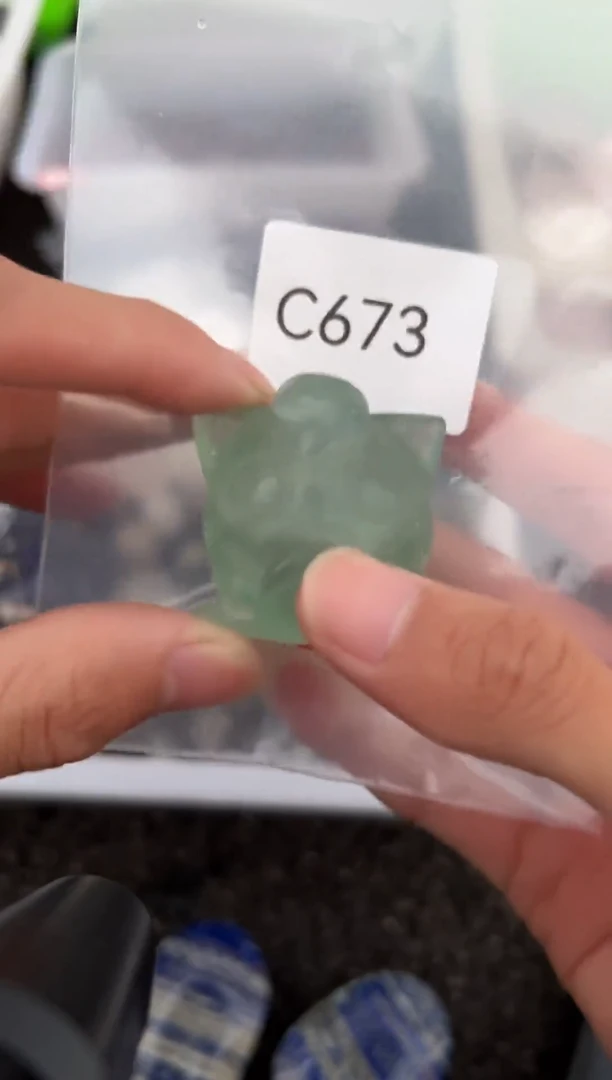 未镶嵌珠宝奇石萤石C673