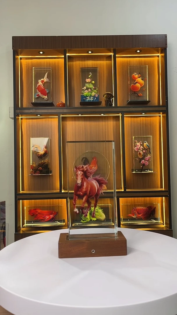 人造水晶久**装20/10/4骏马+底座