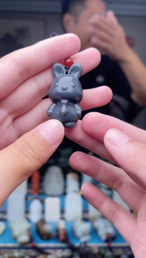 和田玉未镶嵌挂件1