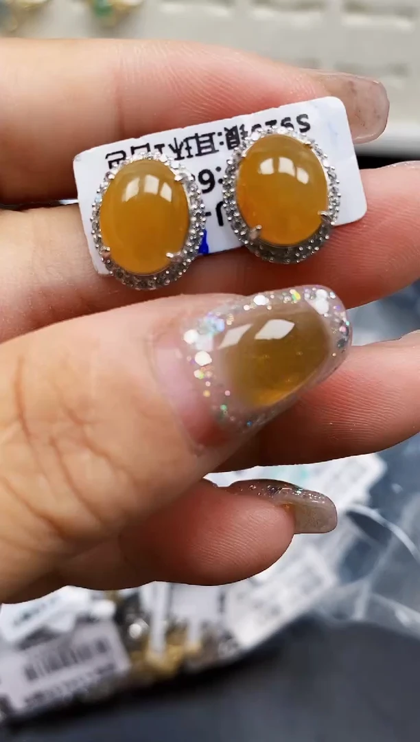 银S925镶嵌戒指翡翠9940