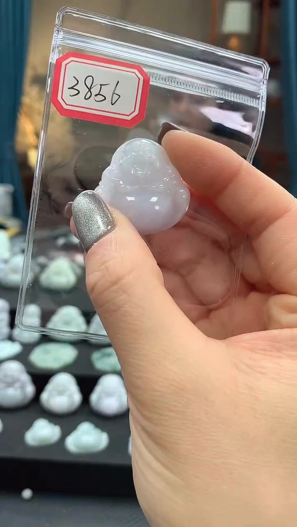 颈饰未镶嵌翡翠佛公3856