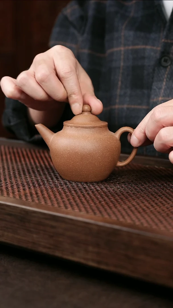 茶壶紫砂老段大彬笠帽