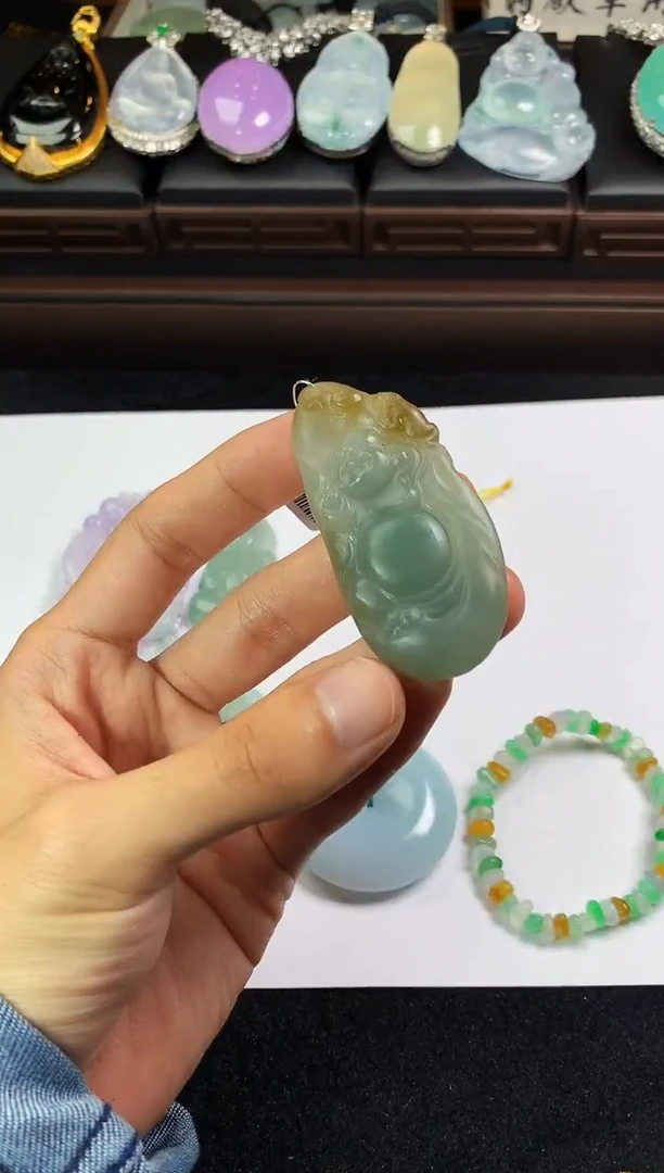 未镶嵌定制翡翠困**～5036毛货不退不换