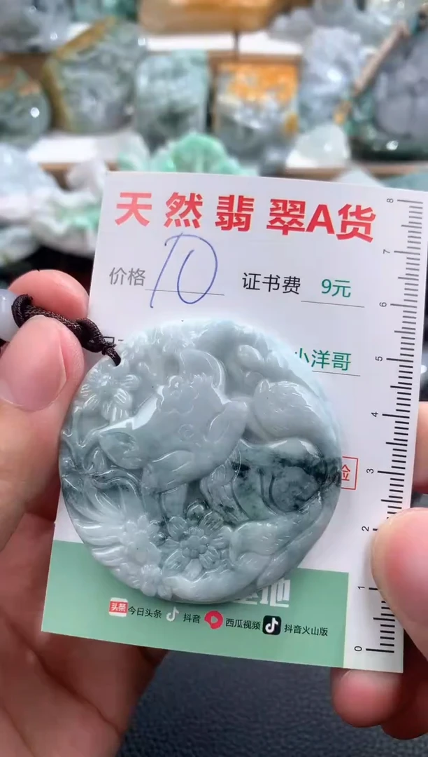 翡翠未镶嵌颈饰1