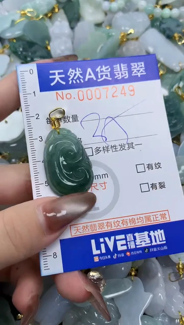 翡翠未镶嵌颈饰天然A货翡翠