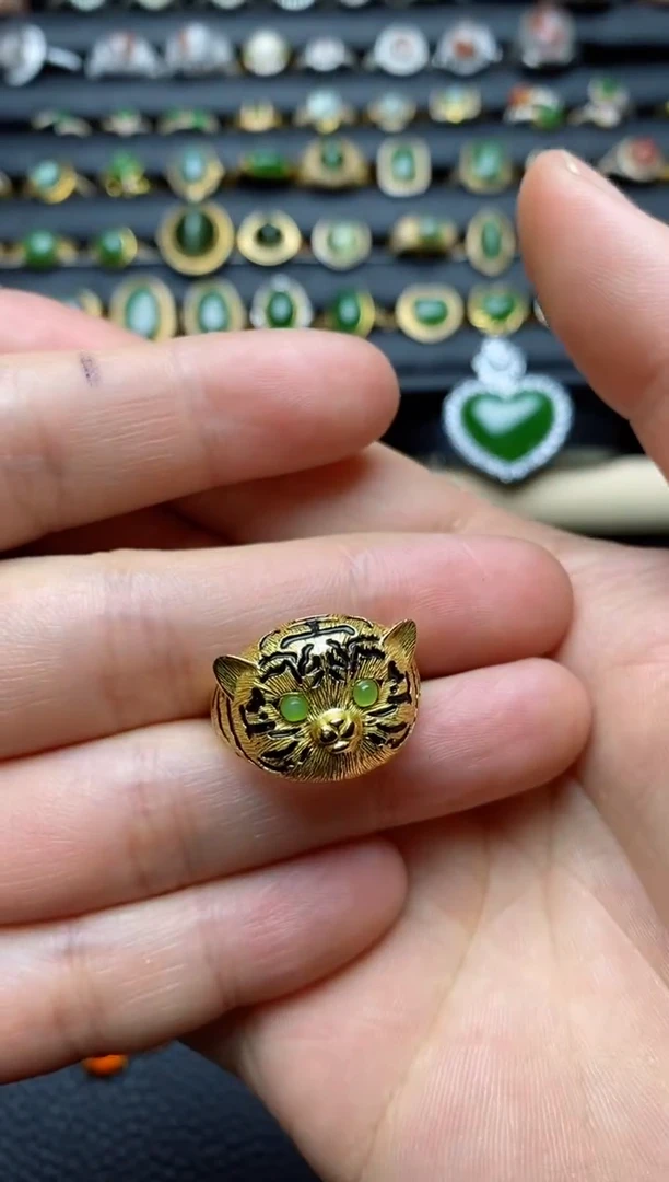 【闪购商品】和田玉活口银S925镶嵌戒指