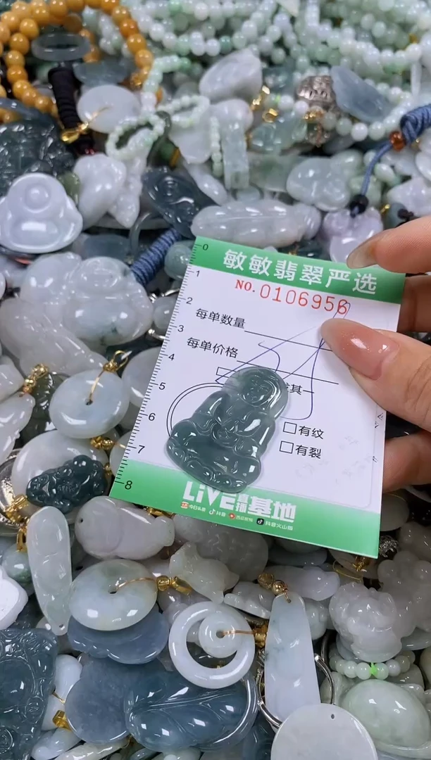 【闪购商品】翡翠颈饰未镶嵌闪购0106956多样性发其一