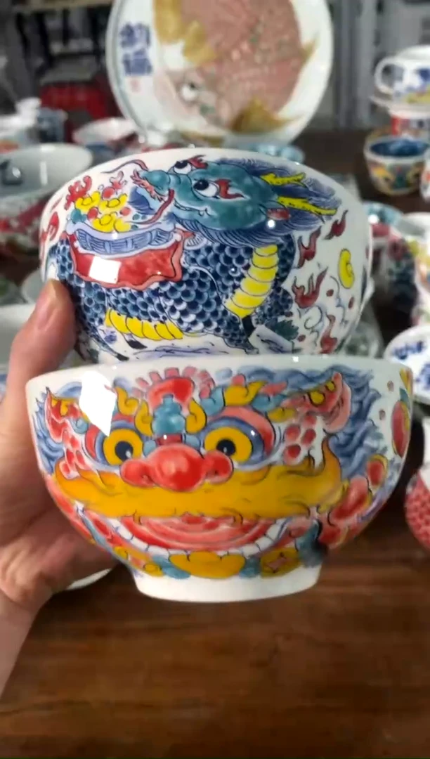 米饭碗【醒狮+麒麟】[直播间微瑕福利价]