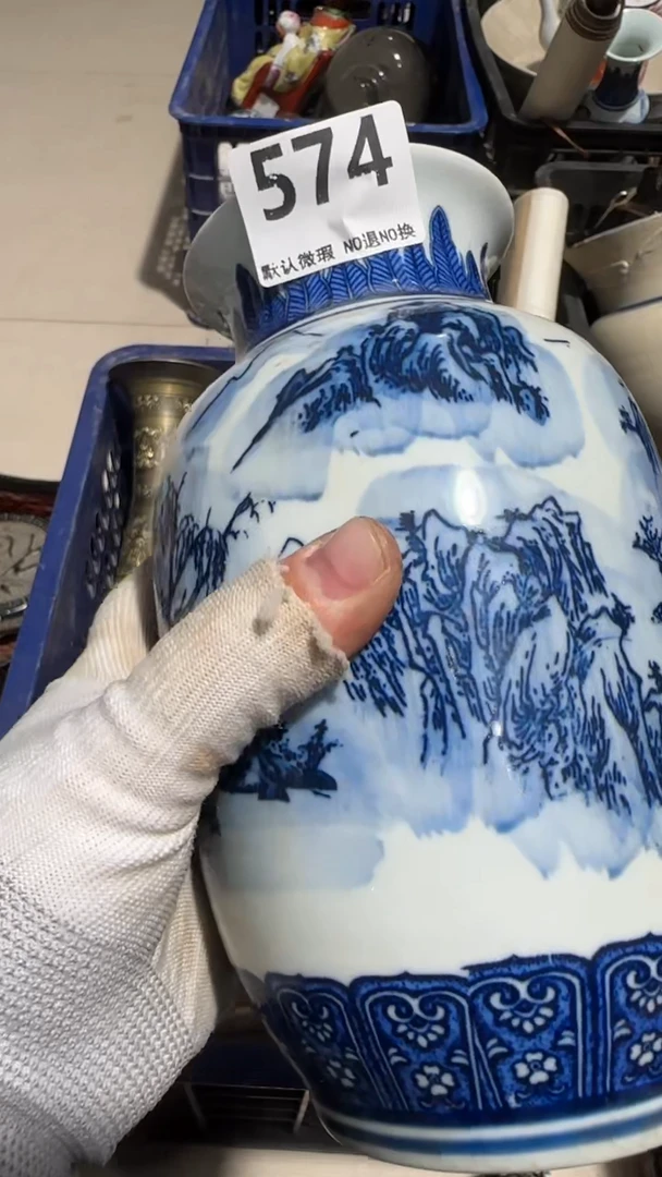 瓷片大*车亿容工艺品574