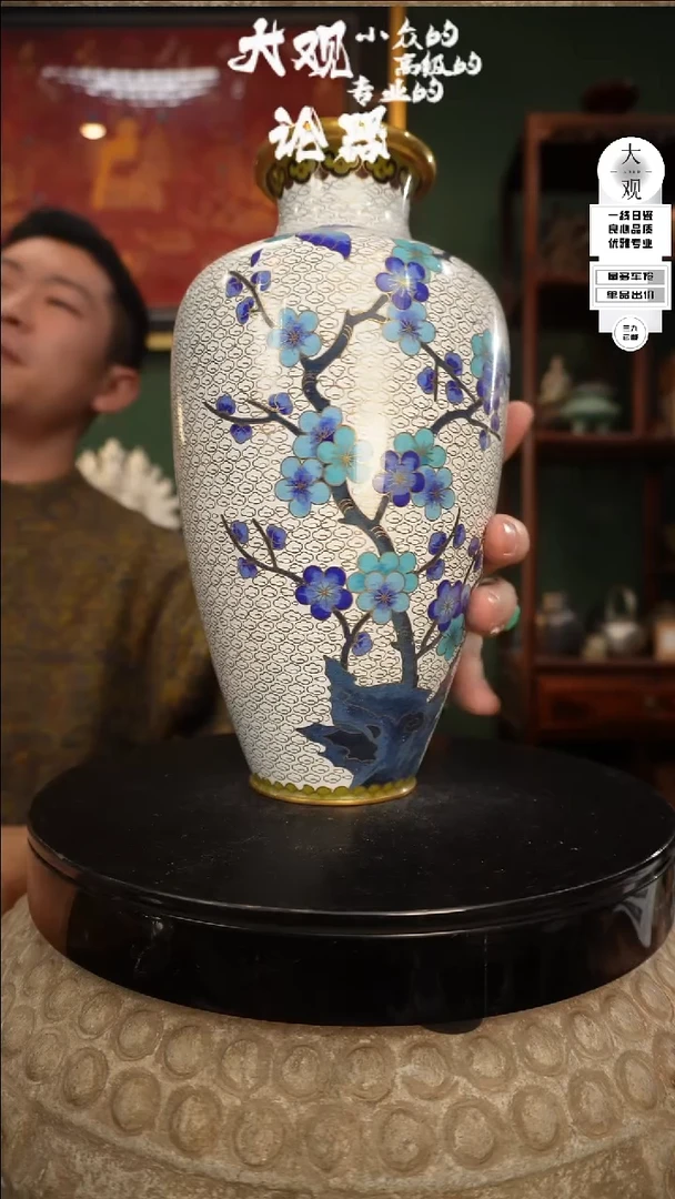 【闪购商品】瓷片大观论器花瓶