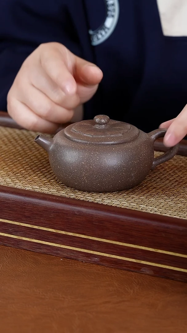 【闪购商品】紫砂茶壶青段石鼓壶