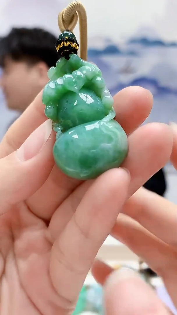 未镶嵌定制翡翠5060lr-毛货挂件27