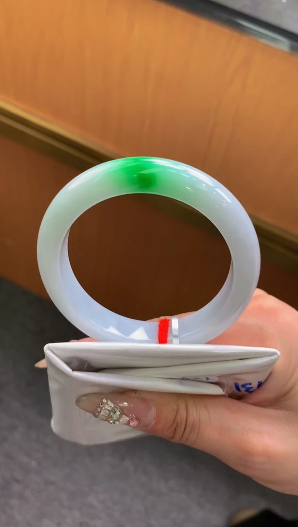 未镶嵌手镯翡翠-F131-正圈54.6