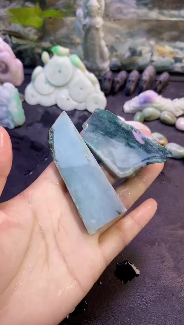 翡翠未镶嵌颈饰天然翡翠061