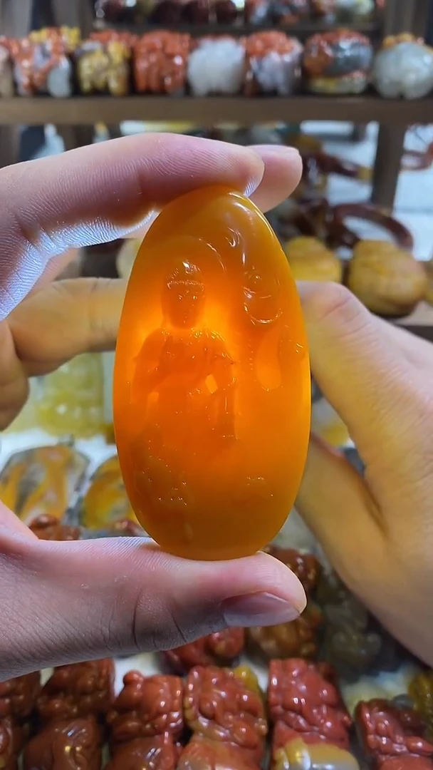 未镶嵌石英质玉（黄龙玉）吊坠(不含链)黄龙玉挂件