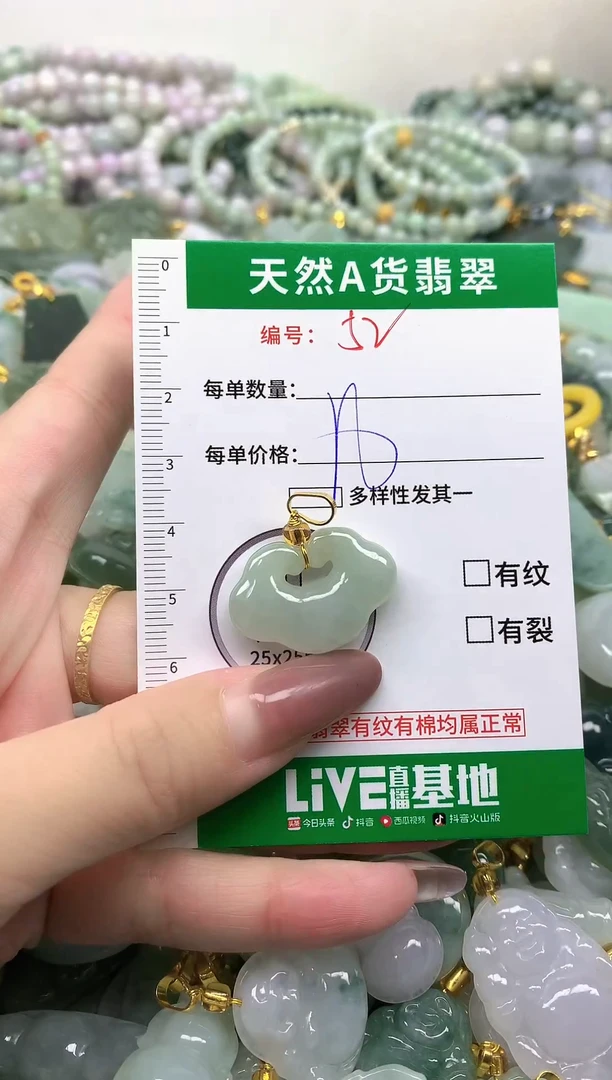 颈饰未镶嵌翡翠未镶嵌a货翡翠-52