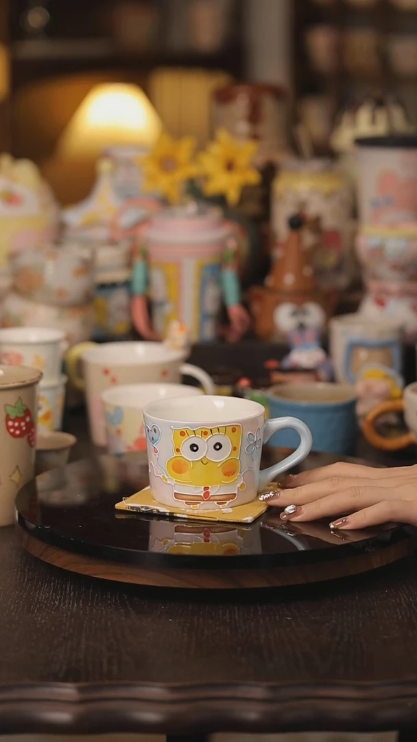 摆件景德镇釉下彩绘设计师款式陶瓷