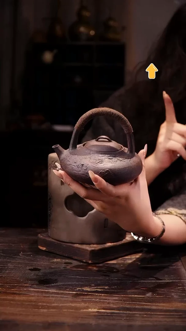 纯手工粉影提梁