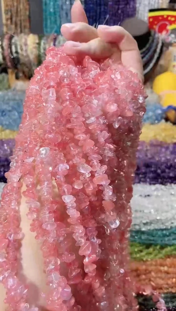 未镶嵌珠宝半成品水晶西瓜晶