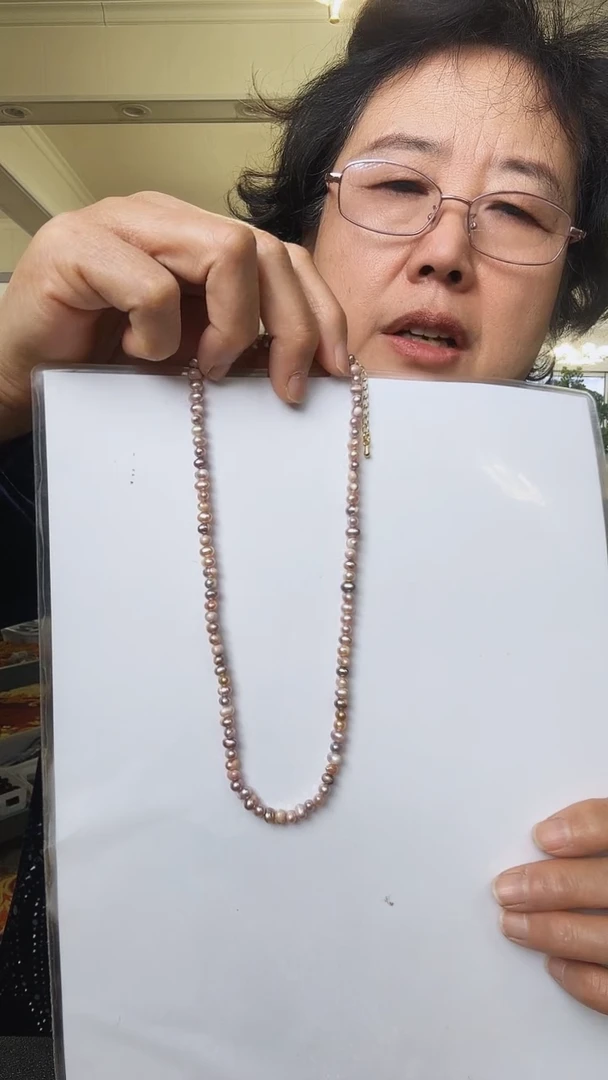 项链未镶嵌淡水珍珠米*～1