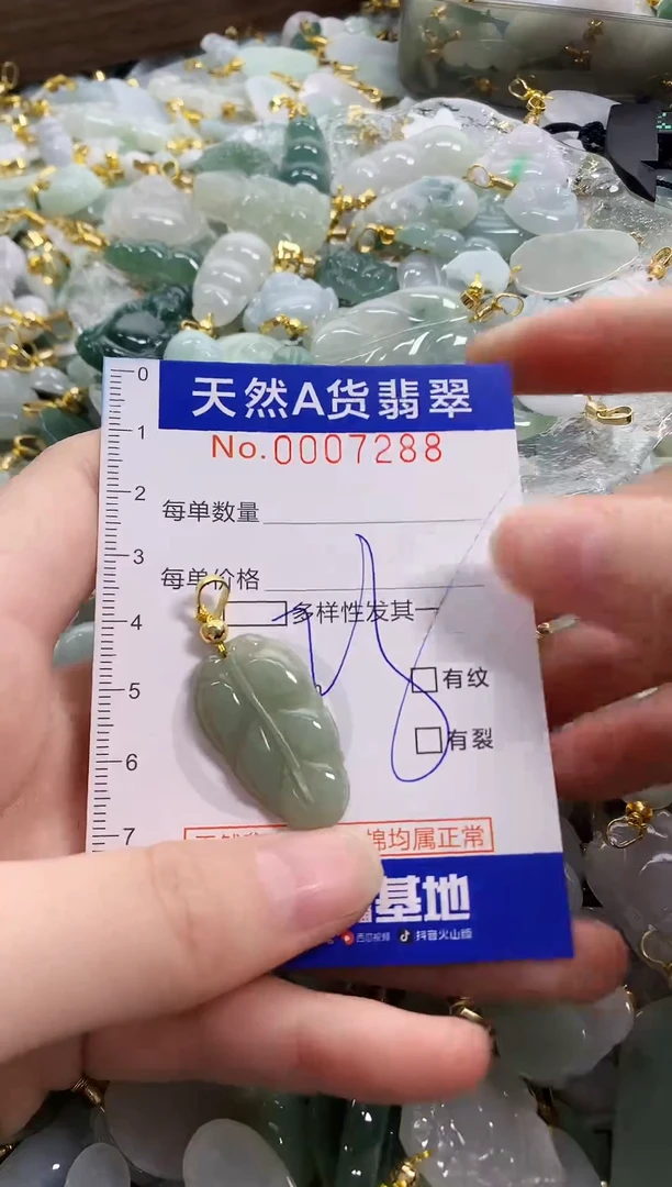 颈饰未镶嵌翡翠天然A货翡翠