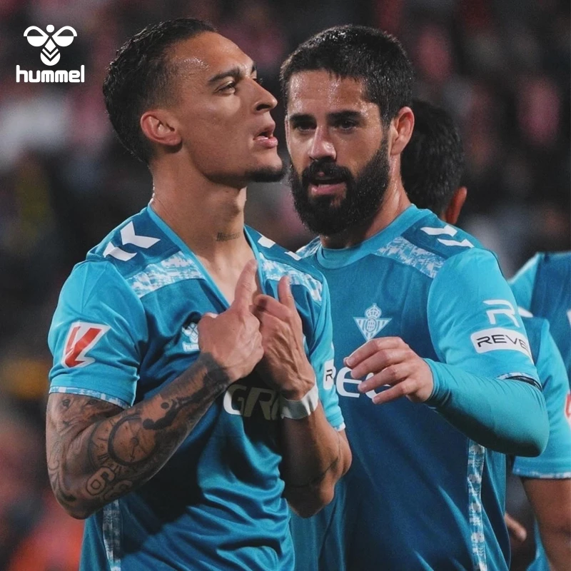 hummel皇家贝蒂斯24-25赛季圆神安东尼同款客场球衣欧洲巴萨球衣