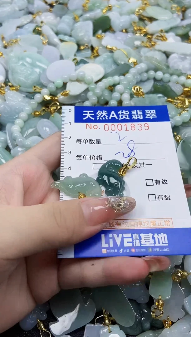 翡翠未镶嵌颈饰天然A货翡翠