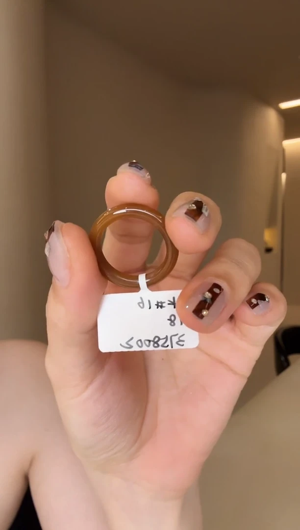 【闪购商品】和田玉戒指未镶嵌16码全糖