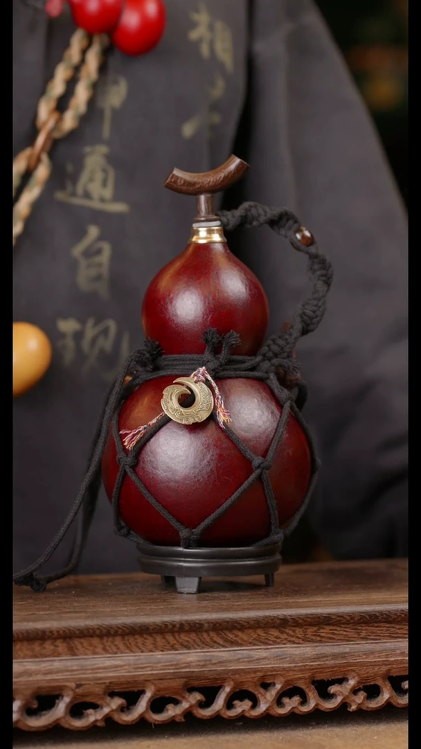 43号精品天然大漆酒葫芦一物一拍~