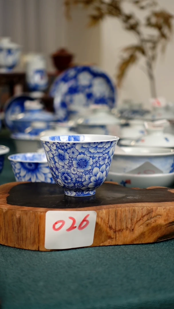 杯026全手工手绘茶器