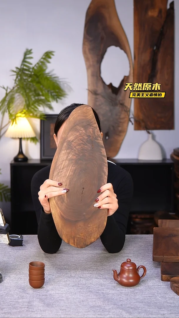 木北美黑胡桃原木.干裂疤结不属于商品质量问题完美主义者慎拍
