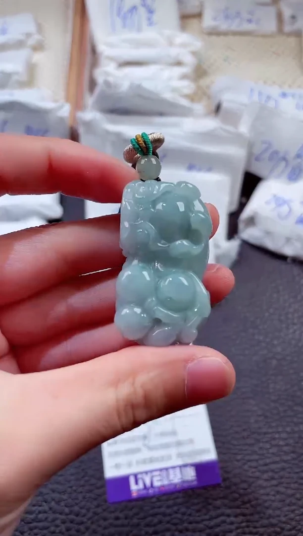 翡翠未镶嵌颈饰00004474