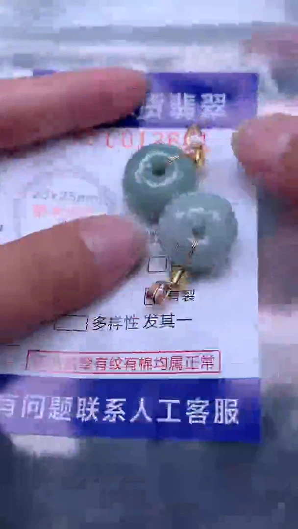 翡翠未镶嵌吊坠(不含链)1