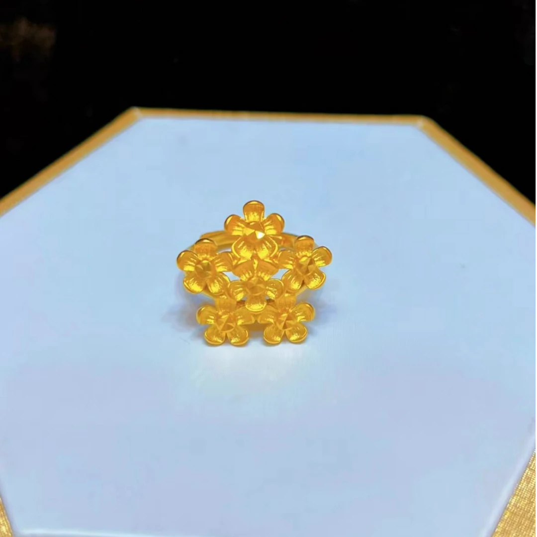 精工戒指 雪花繁花戒