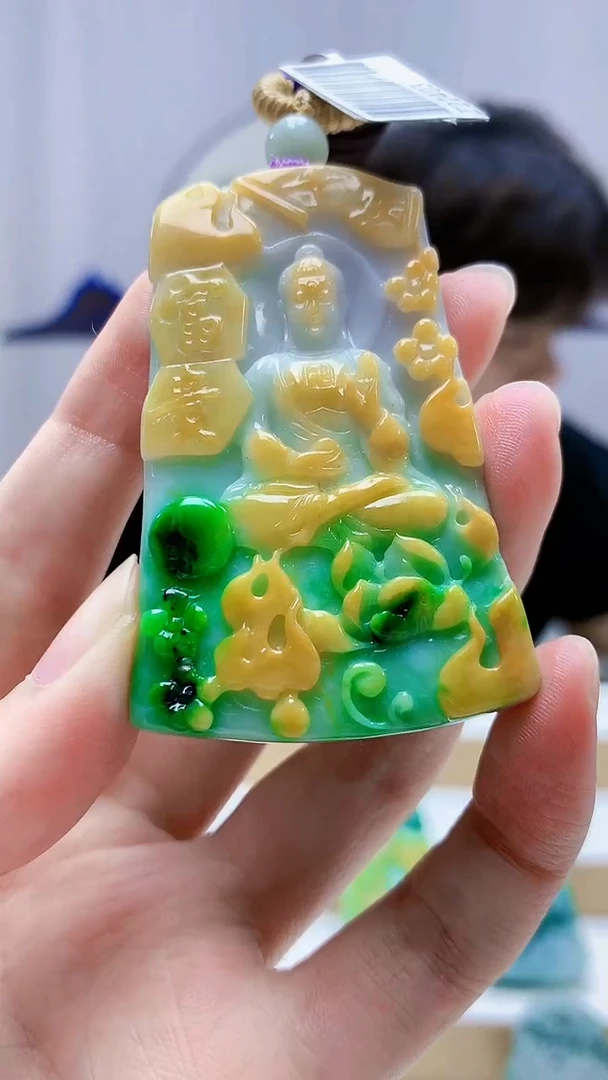 未镶嵌定制翡翠5145zm-毛货挂件人物116