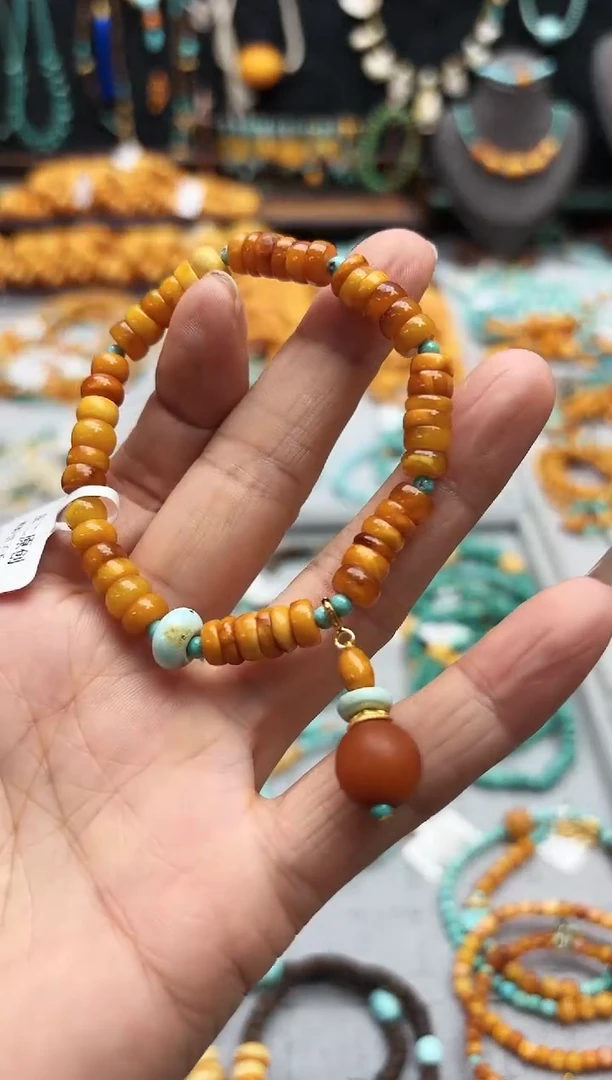 【闪购商品】琥珀手串未镶嵌手串